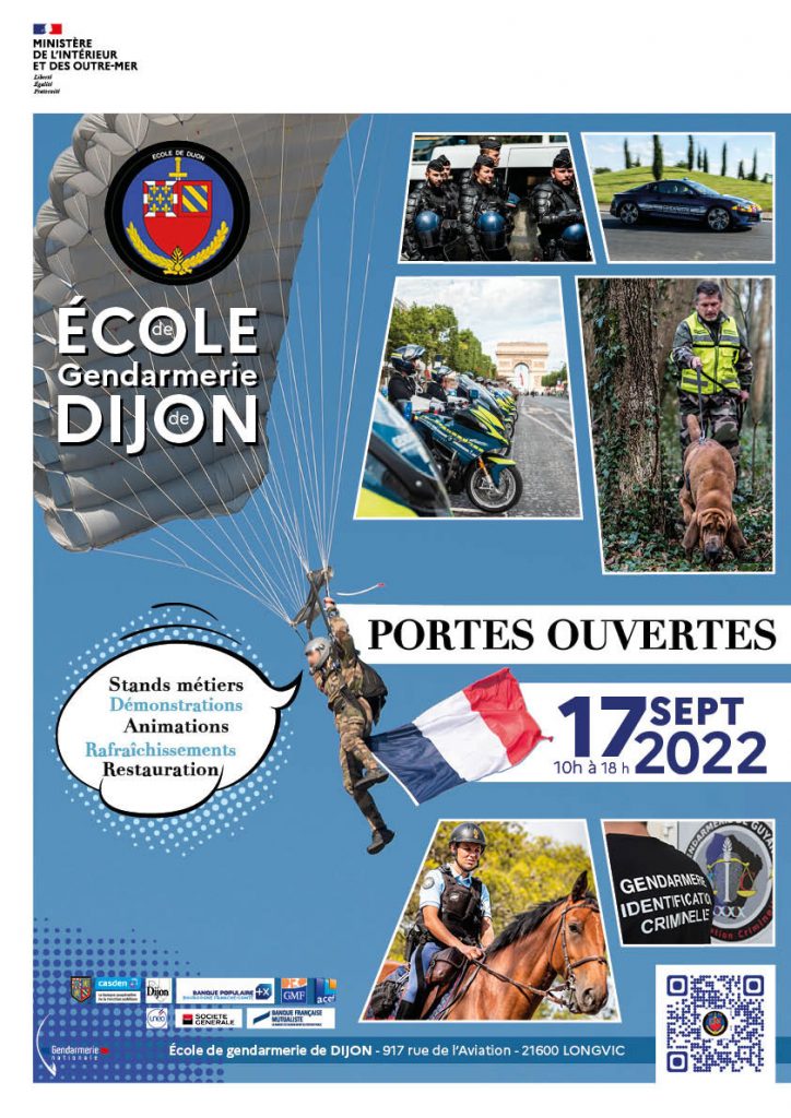 affiche-portes-ouvertes-école-gendarmerie-Dijon